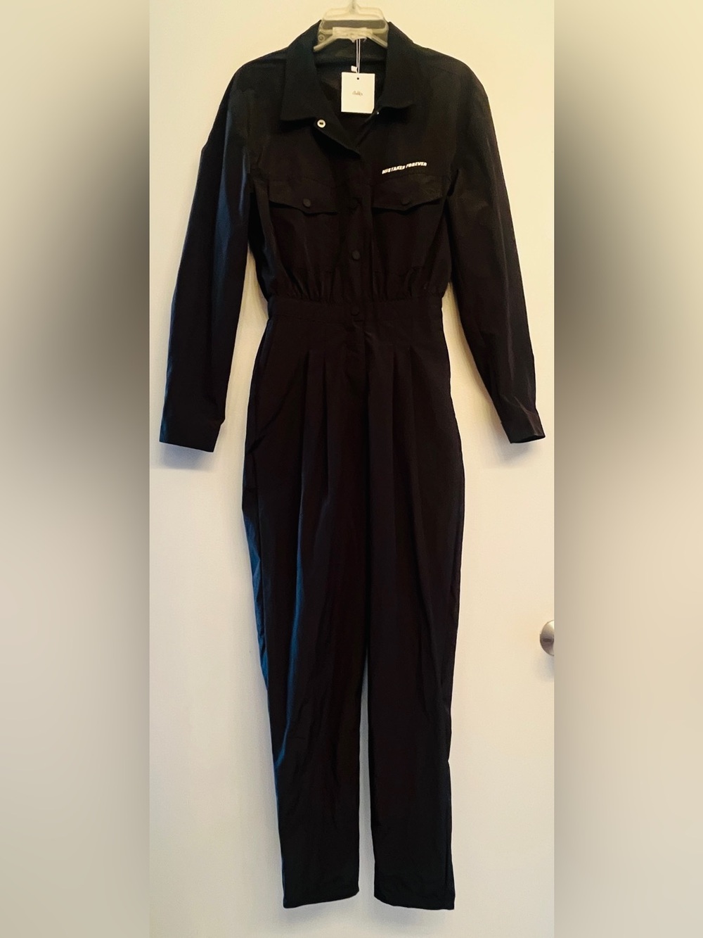 Adika "Mistakes Forever" Nylon Boiler-Style
Jumpsuit size S